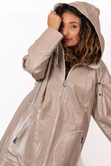 Women's leather jacket Zara