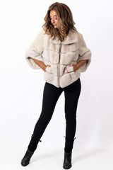 Women's chinchilla coat Diana