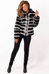 Women's chinchilla coat Galena Natural