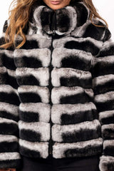 Women's chinchilla coat Galena Natural