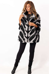 Women's chinchilla coat Gloria