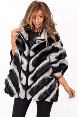 Women's chinchilla coat Gloria