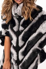 Women's chinchilla coat Gloria
