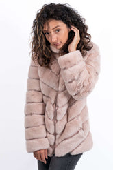 Women's chinchilla coat Lorraine