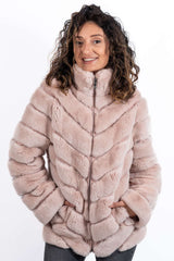 Women's chinchilla coat Lorraine