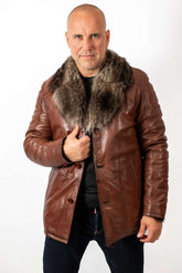 Men's Coat Douglas with Wolf collar