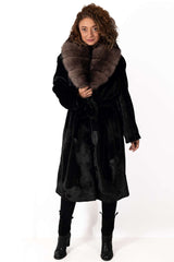 Women's exclusive alpaca coat Catherine Black