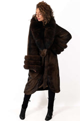 Women's exclusive alpaca coat Irena