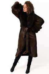 Women's exclusive alpaca coat Irena