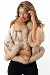 Women's exclusive alpaca coat Bonnie Melange