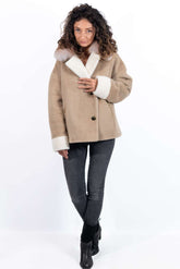 Exklusiver Alpakamantel für Damen Yanitsa