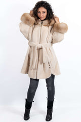 Women's exclusive alpaca coat Valentina