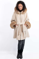 Women's exclusive alpaca coat Valentina