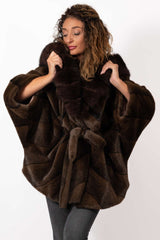 Women's exclusive Alpaca Charlotte coat with hood