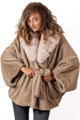 Women's exclusive Alpaca coat Charlotte Beige