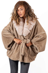 Women's exclusive Alpaca coat Charlotte Beige