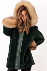Women's exclusive alpaca coat Jacqueline