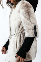 Women's exclusive alpaca coat  Diana White