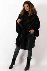 Exklusiver Alpaka-Damenmantel Siana