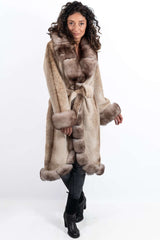 Exklusiver Damen-Alpakamantel Militsa Melange