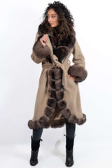 Exklusiver Alpaka-Damenmantel von Militsa