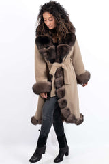 Exklusiver Alpaka-Damenmantel von Militsa