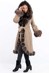 Exklusiver Alpaka-Damenmantel von Militsa