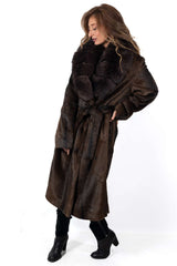 Women's exclusive alpaca coat Catherine Brown
