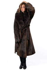 Women's exclusive alpaca coat Catherine Brown