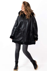 Women's exclusive lambskin coat Daria