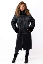 Women's exclusive lambskin coat Darina