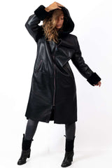 Women's exclusive lambskin coat Darina