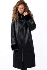 Women's exclusive lambskin coat Darina