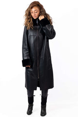 Women's exclusive lambskin coat Darina