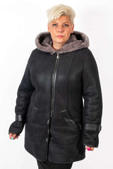 Women's exclusive lambskin coat Stela