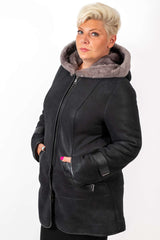 Women's exclusive lambskin coat Stela