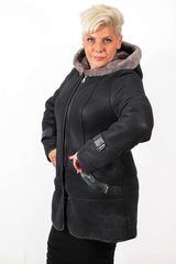 Women's exclusive lambskin coat Stela