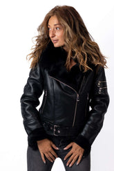 Women's exclusive lambskin coat Valentina