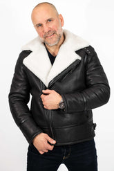 Men's leather coat Andrey Pilot