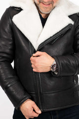 Men's leather coat Andrey Pilot