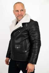 Men's leather coat Andrey Pilot