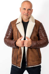 Men's leather coat Alex