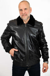 Men's leather coat Zoran