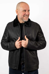Men's leather coat Philip Classic