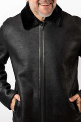Men's leather coat Philip Classic