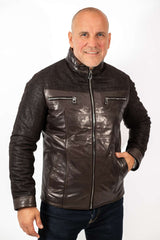 Men's Leather Coat Carlos