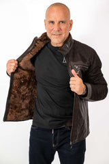 Men's Leather Coat Carlos