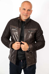 Men's Leather Coat Carlos