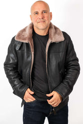 Men's leather coat Biser Classic