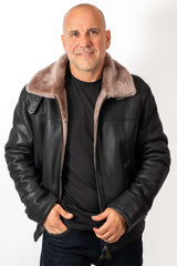 Men's leather coat Biser Classic